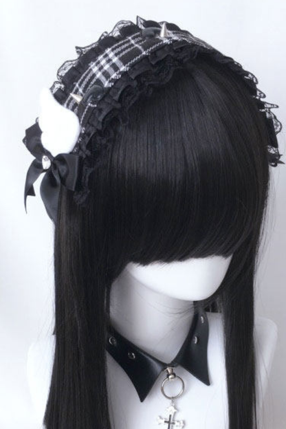 チェックウィングヘッドバンド