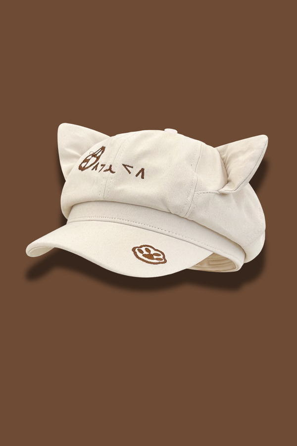 Cartoon Cat Ear Beret