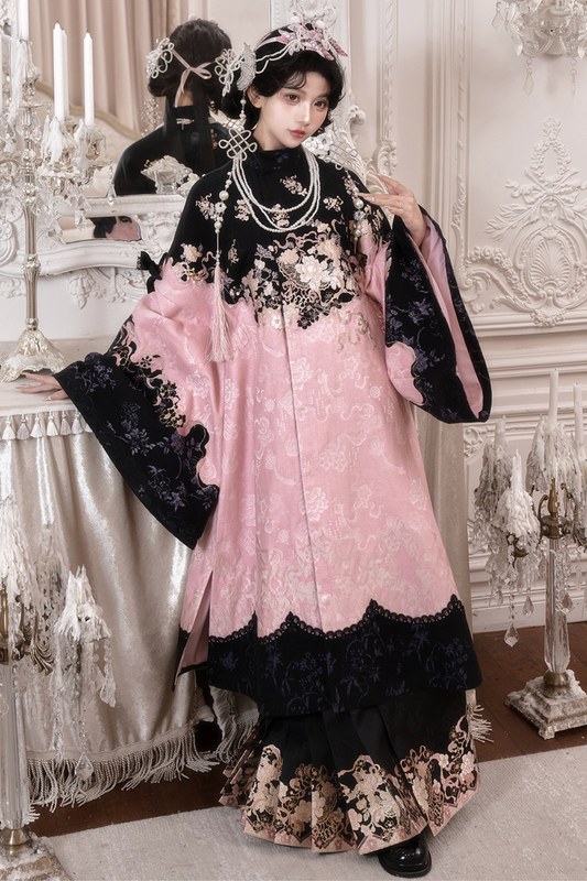 チャイナロングジャケット+スカート