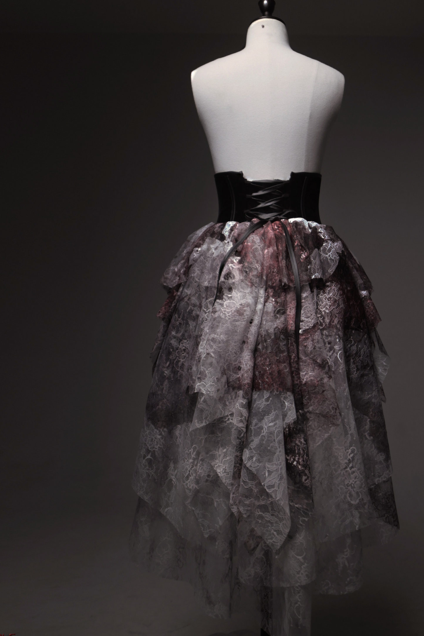 Horror Amusement Park Lace Waist Corset