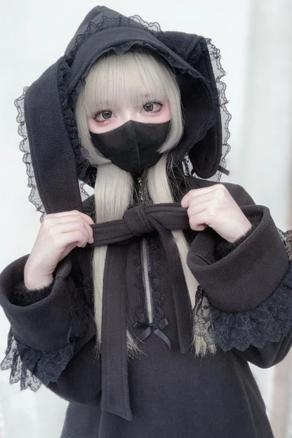 フレアレーストップス+うさ耳ハット