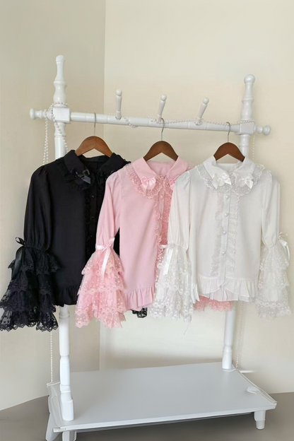 レーススリーブロリータブラウス