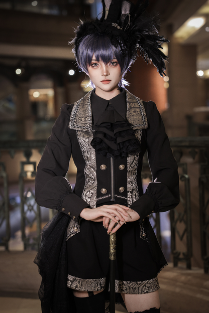 Dark Prince Lolita Jacket + Shirt + Pants + Vest