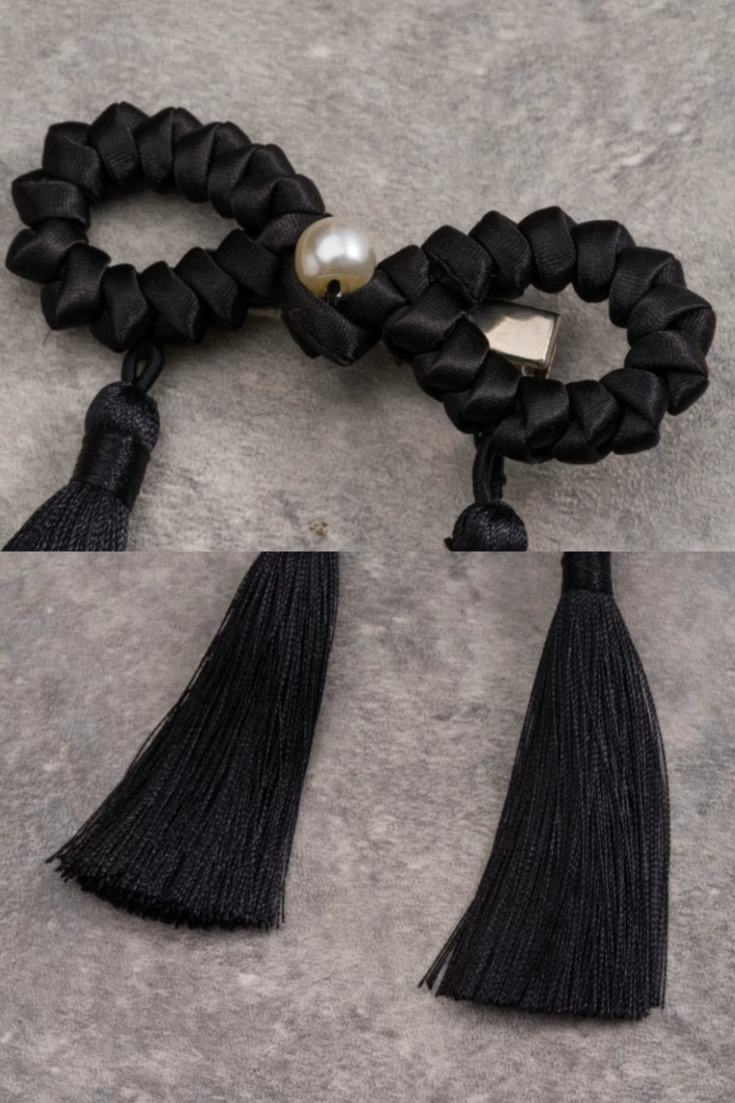 China Pearl Tassel Hair Clip