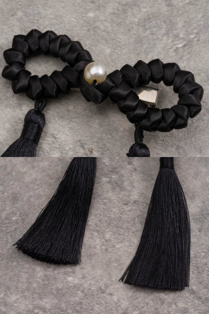 China Pearl Tassel Hair Clip