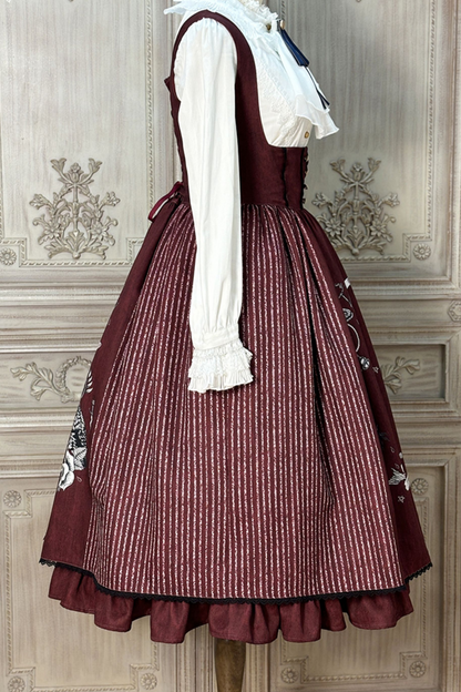 魔法学園レトロエレガントロリータジャンパースカート