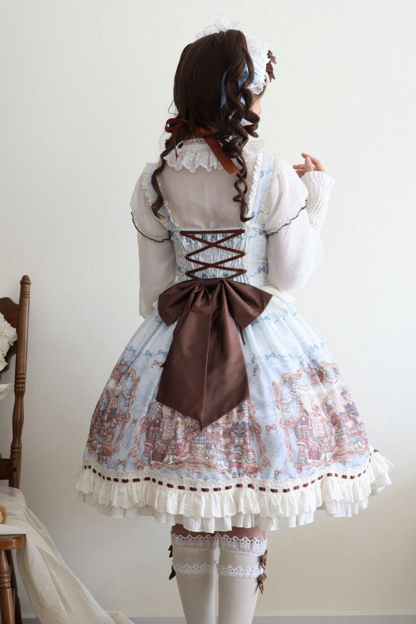レトロアンティークロリータジャンパースカート