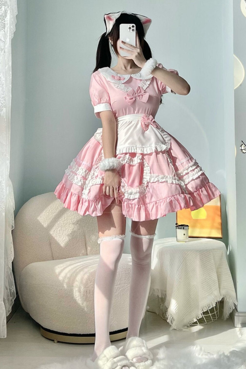 Japanese Lolita Maid Cosplay Set