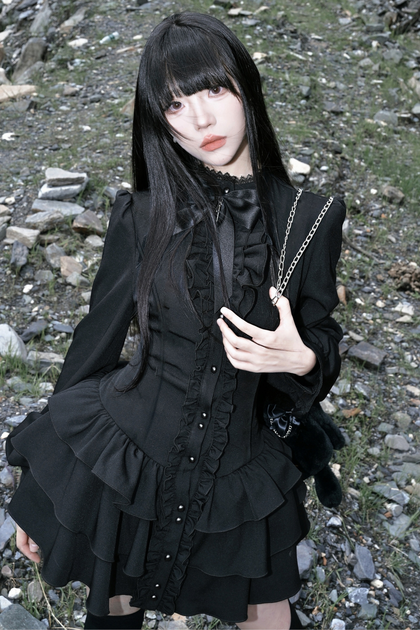 ナイトビジットゴシックレトロドレス