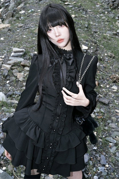 ナイトビジットゴシックレトロドレス
