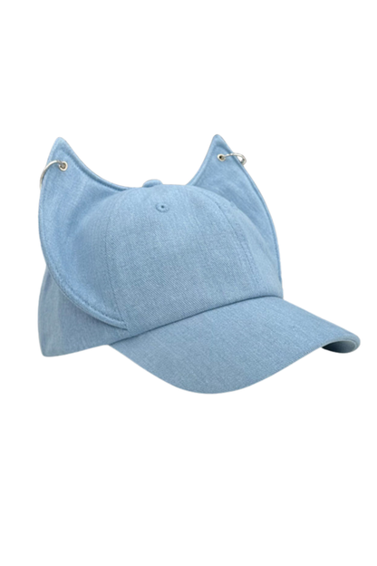 Red Plaid Cat Ear Beret