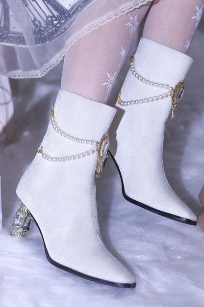 ジェムストーンボーロリータブーツ