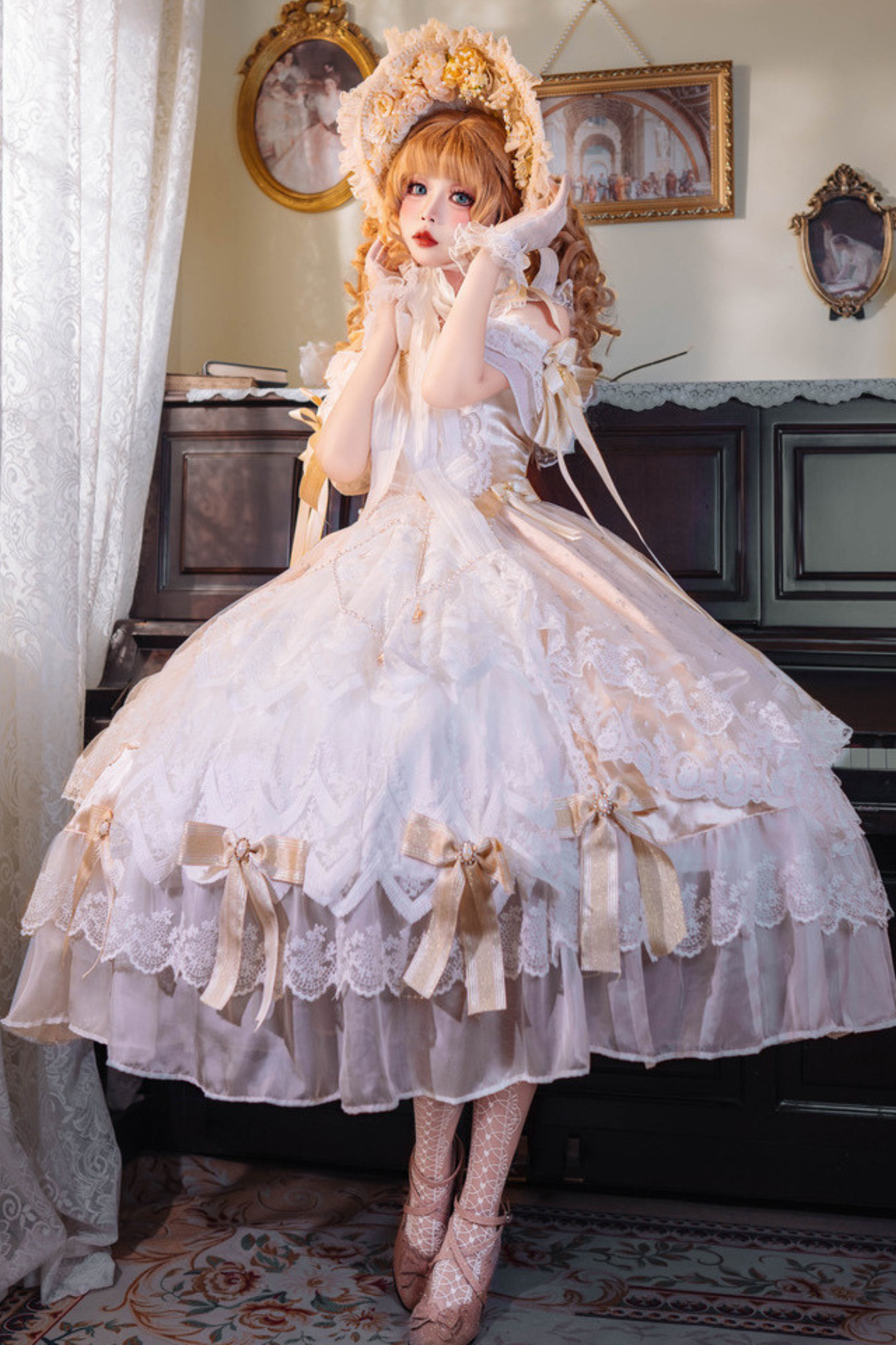 スイートガーリープリンセスロリータドレス