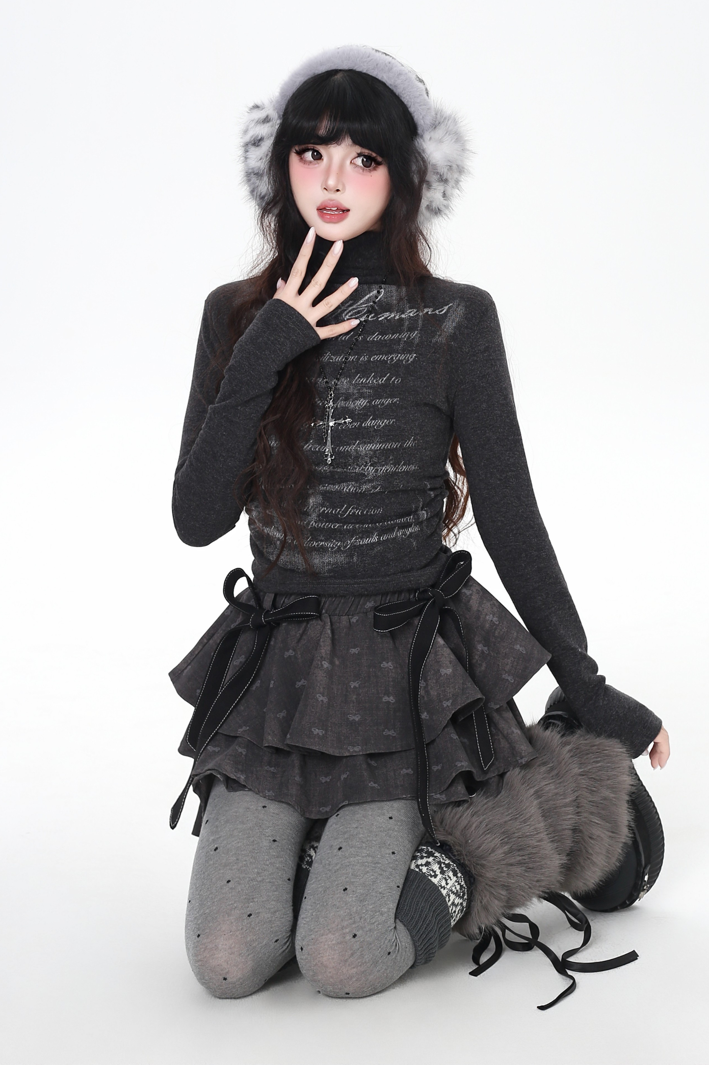 ダークスリムフィットフリーストップス