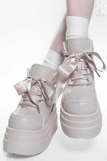 Wing-Shaped Platform Shoes