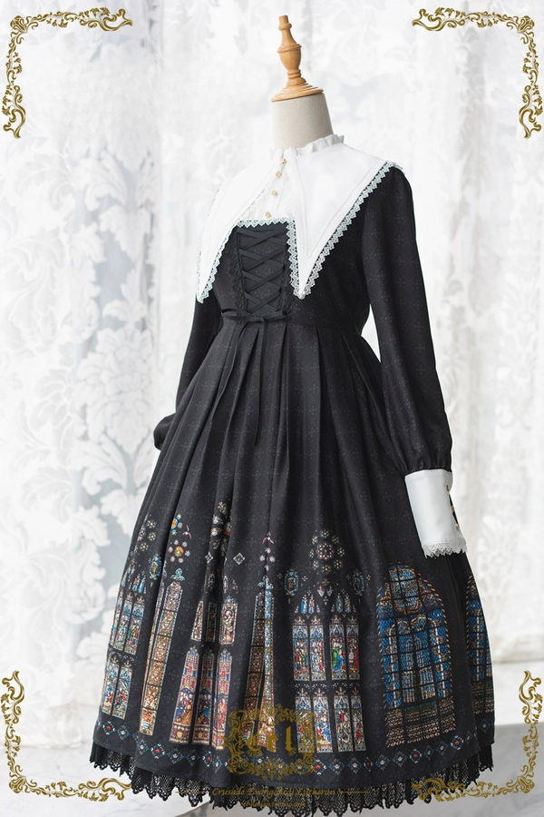 Gothic Classic Crown Lolita Dress