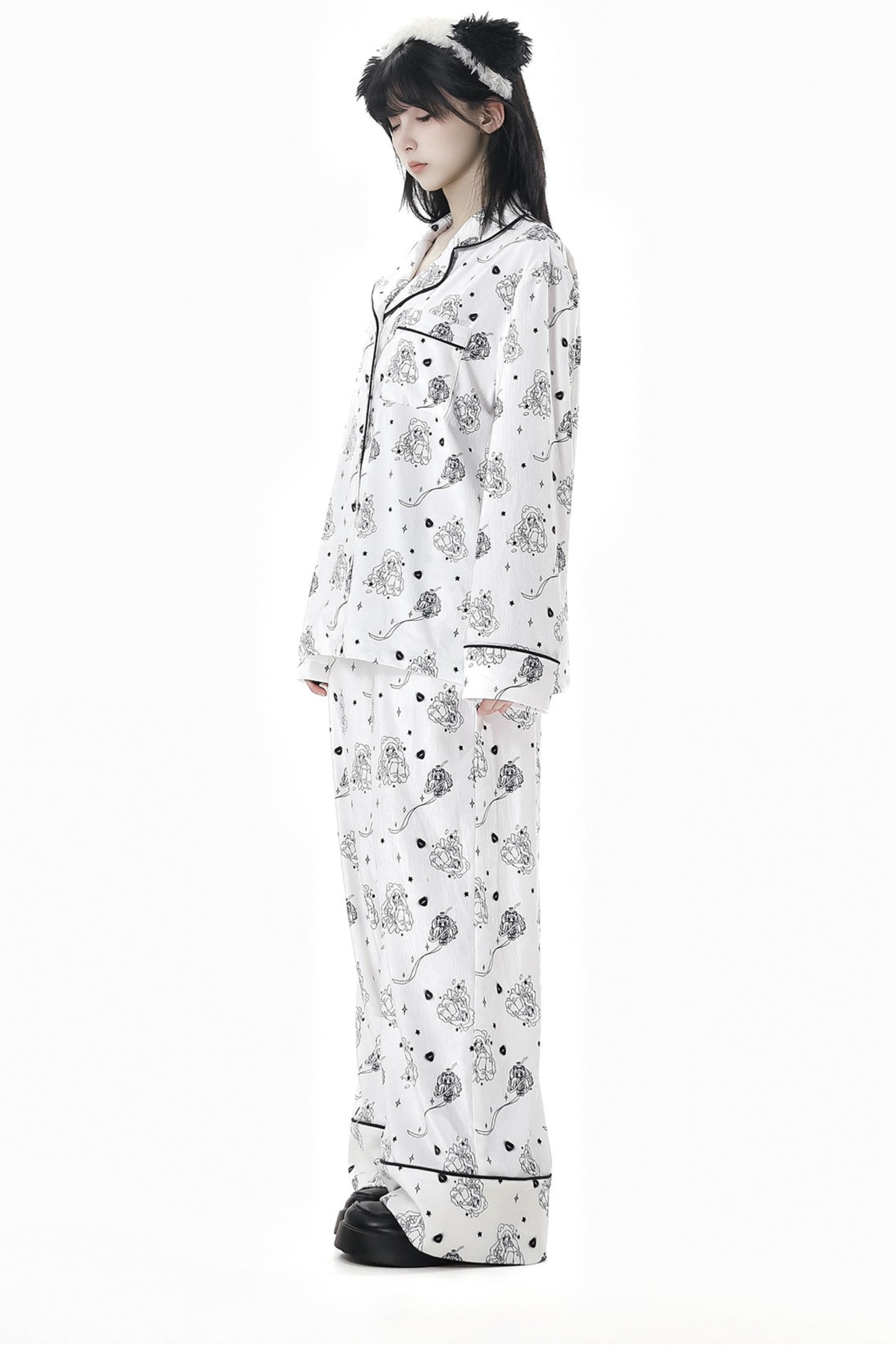 Chic Girl Stick Home Tops + Pants