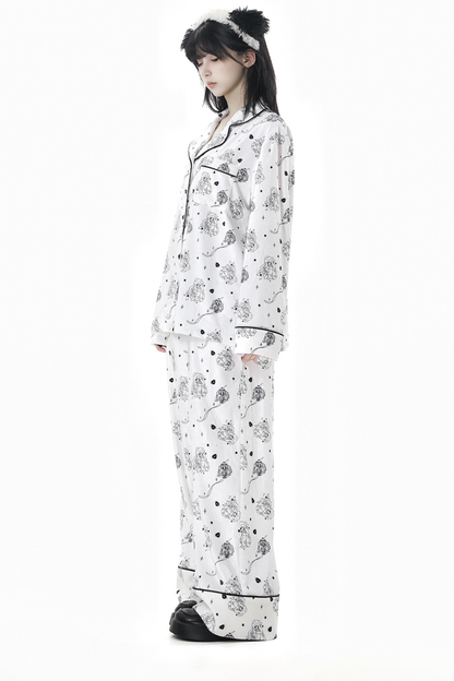 Chic Girl Stick Home Tops + Pants