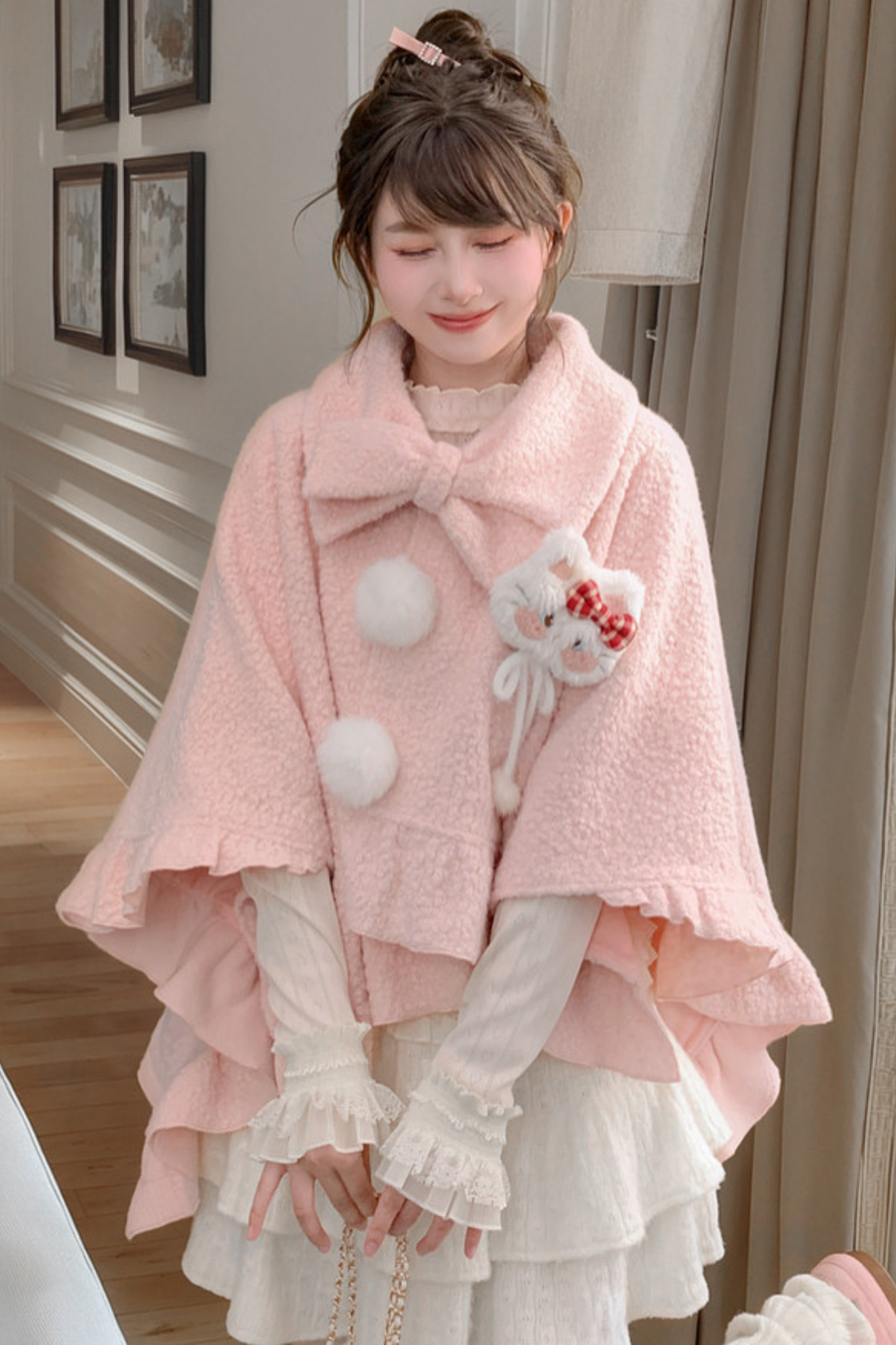 スウィートリボンスリミングマント