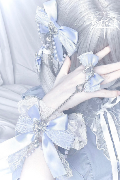 レースリボンサブカルクリップ