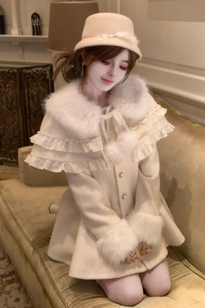 Fur Flair Pure White Coat