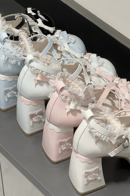 スイートレースリボンロリータシューズ