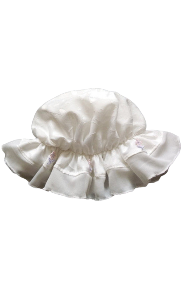 Robe Lolita en Tulle Floral + Manches + Chapeau