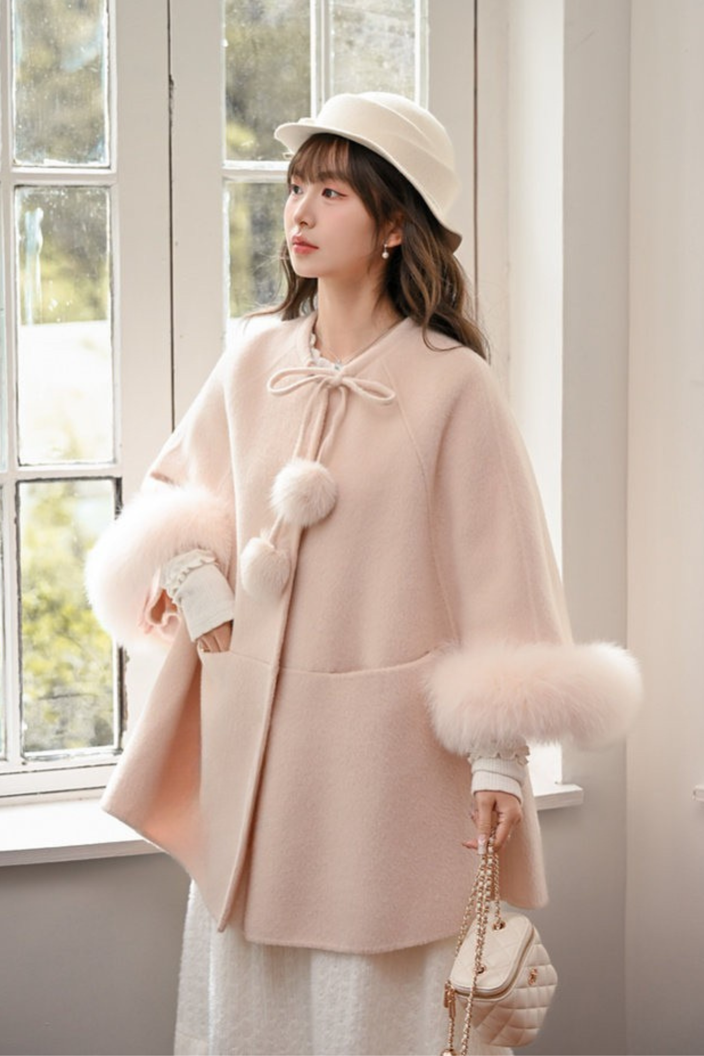 スイートフォックスファーカフコート