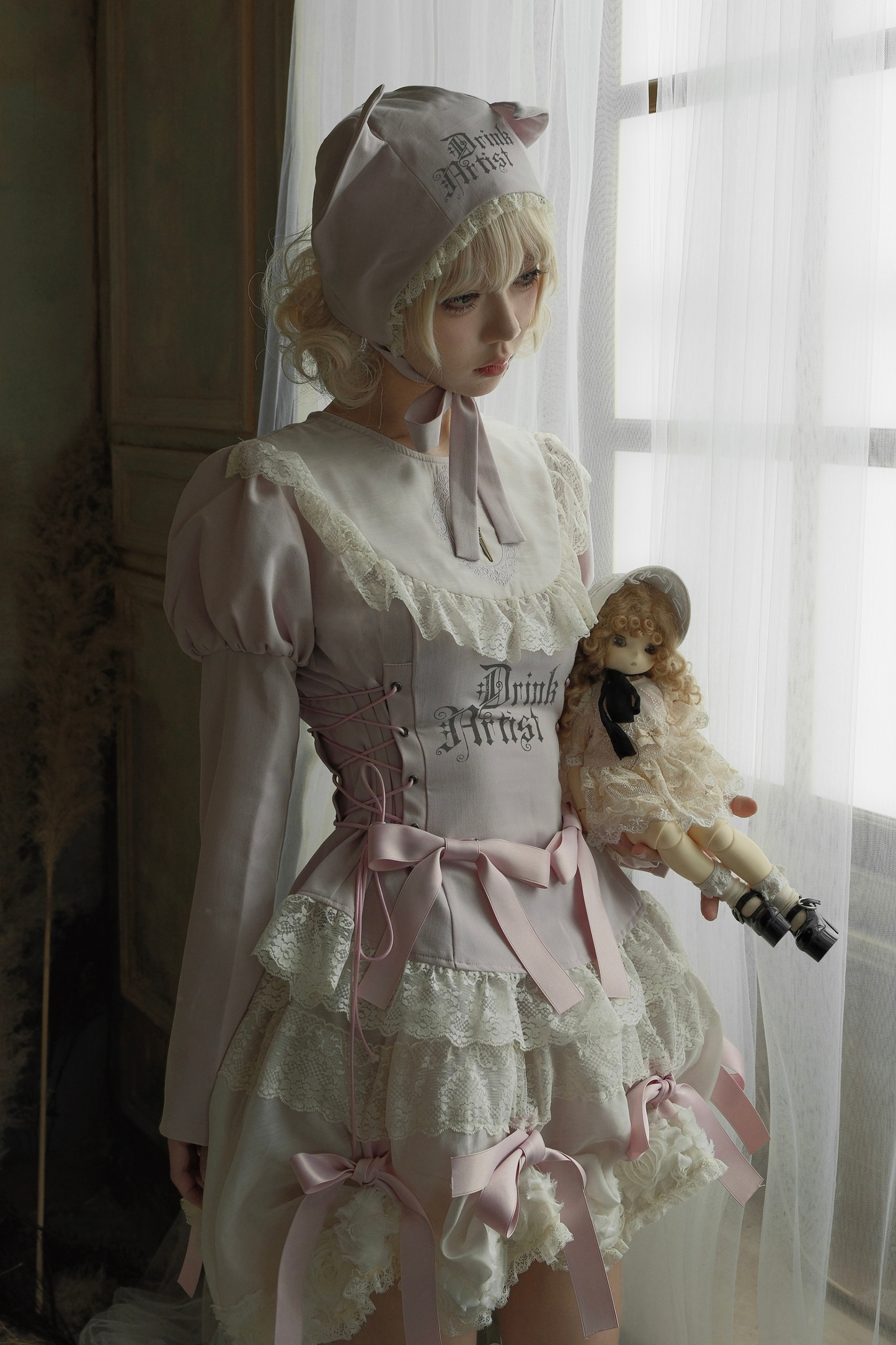 ドローストリングゴシックスイートトップス+ケーキスカート