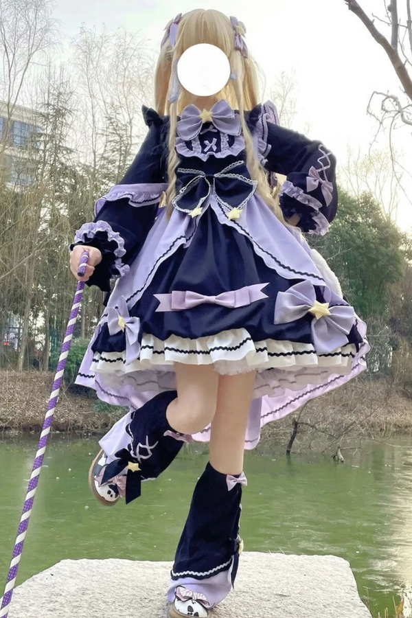 マジックキャットリボンテールプリンセスドレスセット