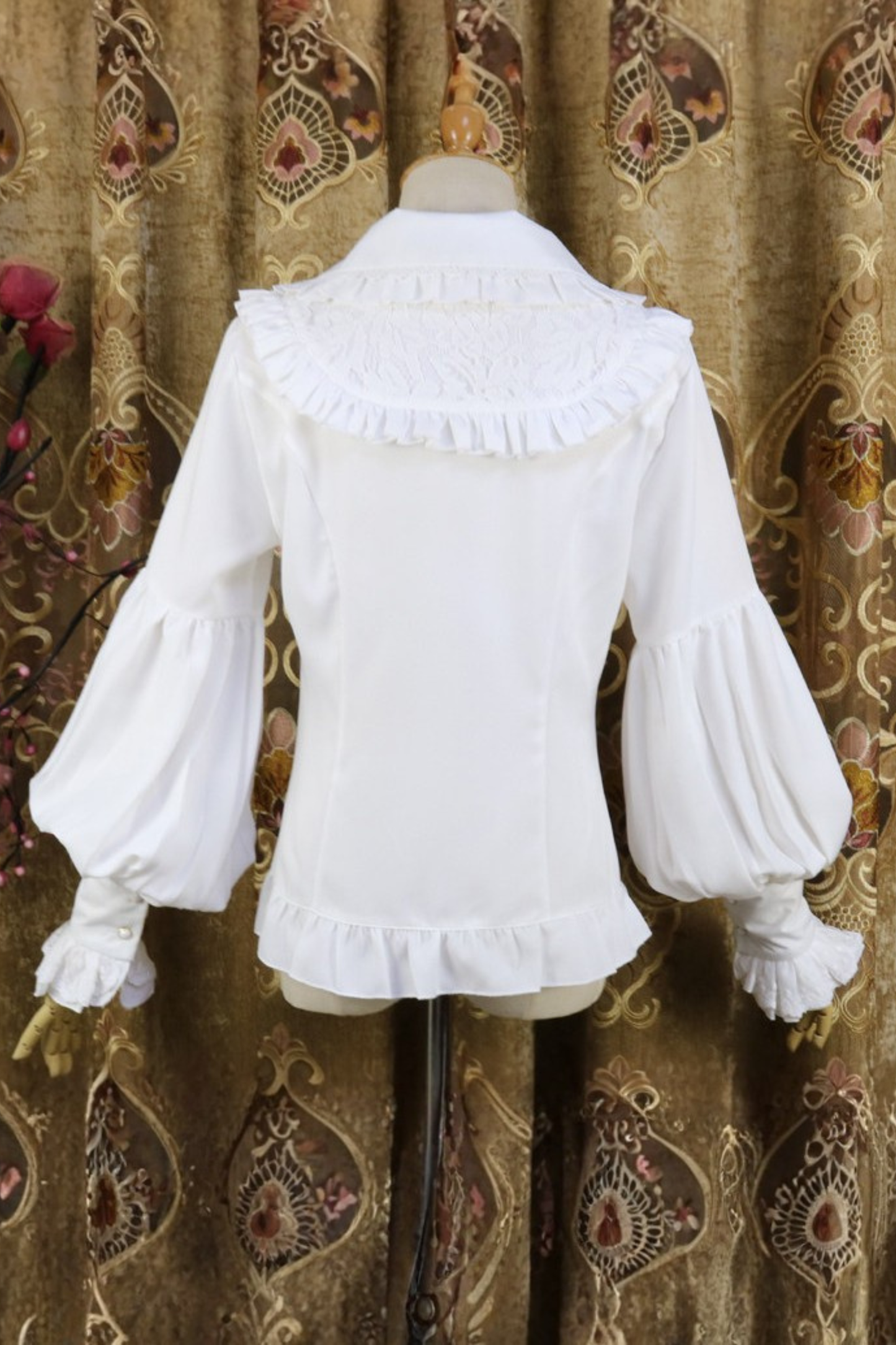 Chiffon Retro Doll Collar Blouse