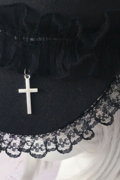 Double Layer Lace Hat