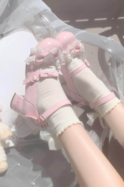 レースリボンロリータシューズ