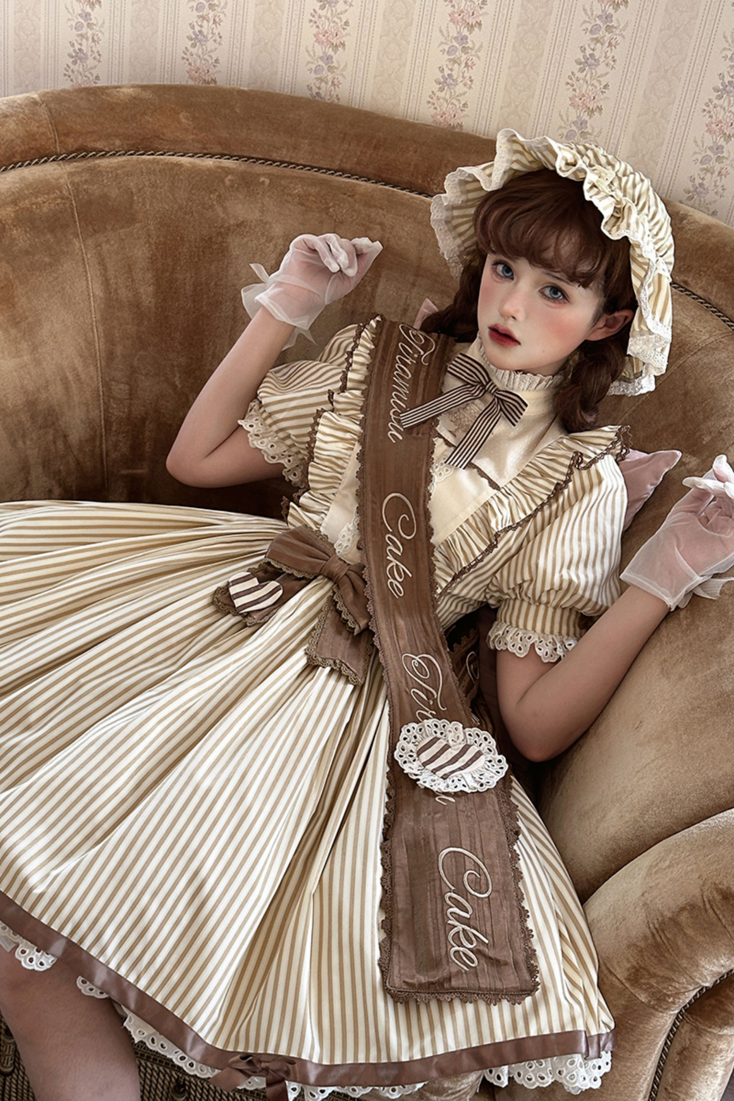 Twilight Town Chocolate Lolita Dress