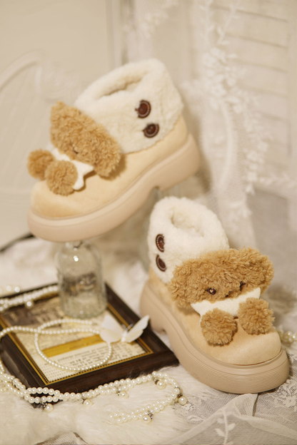 Fluffy Sheep Fleece Snow Boots