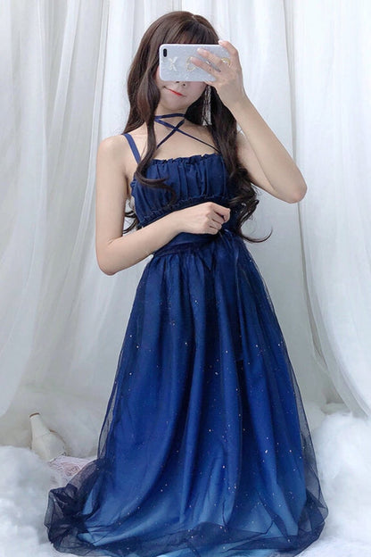 Fairy Lolita Starry Sky Dress Setup