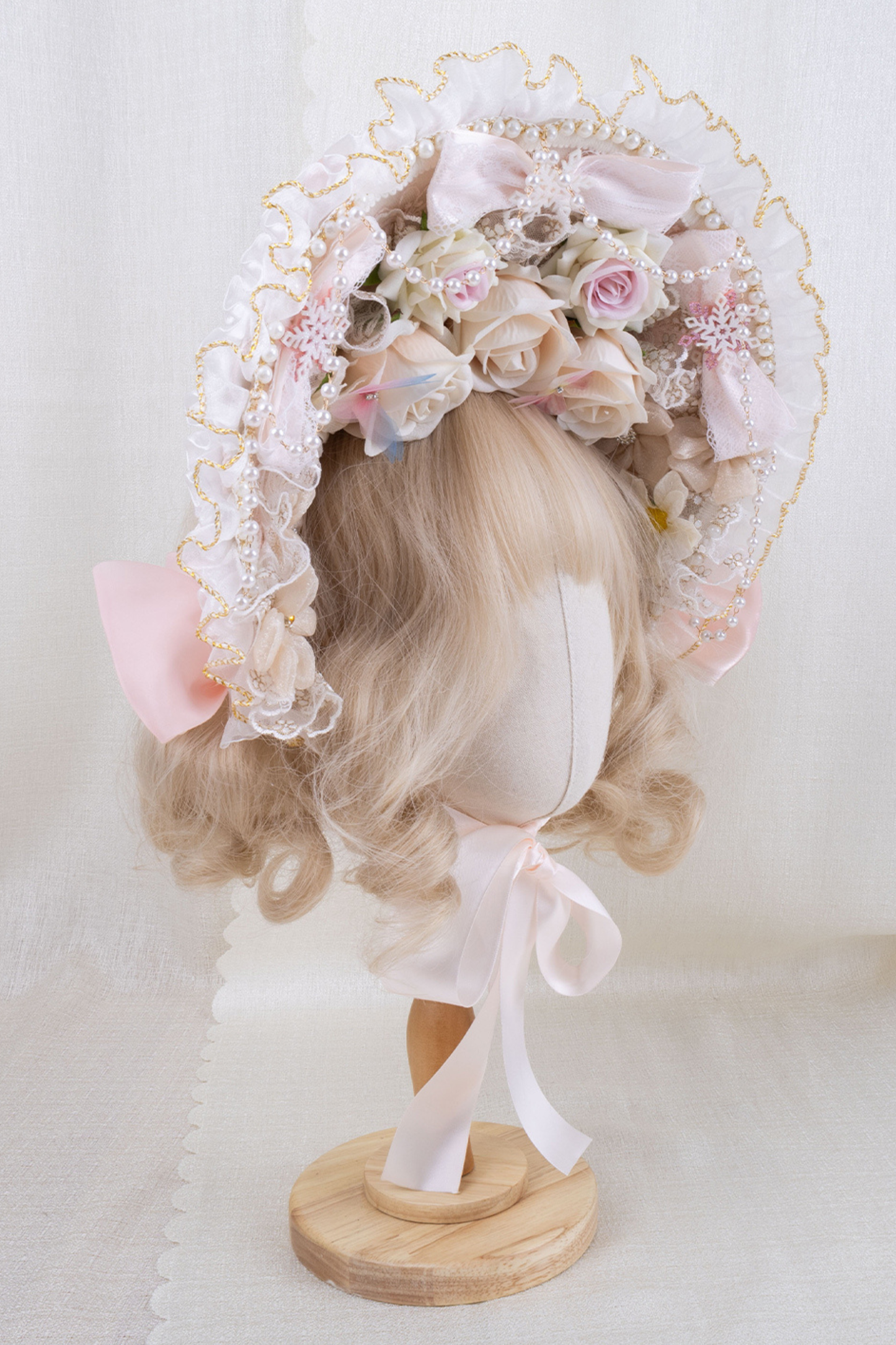 ローズティーパーティーロリータボンネット