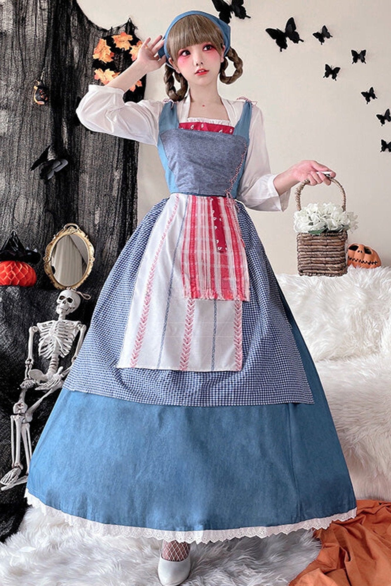 Alice Beer Girl Maid Cosplay Dress