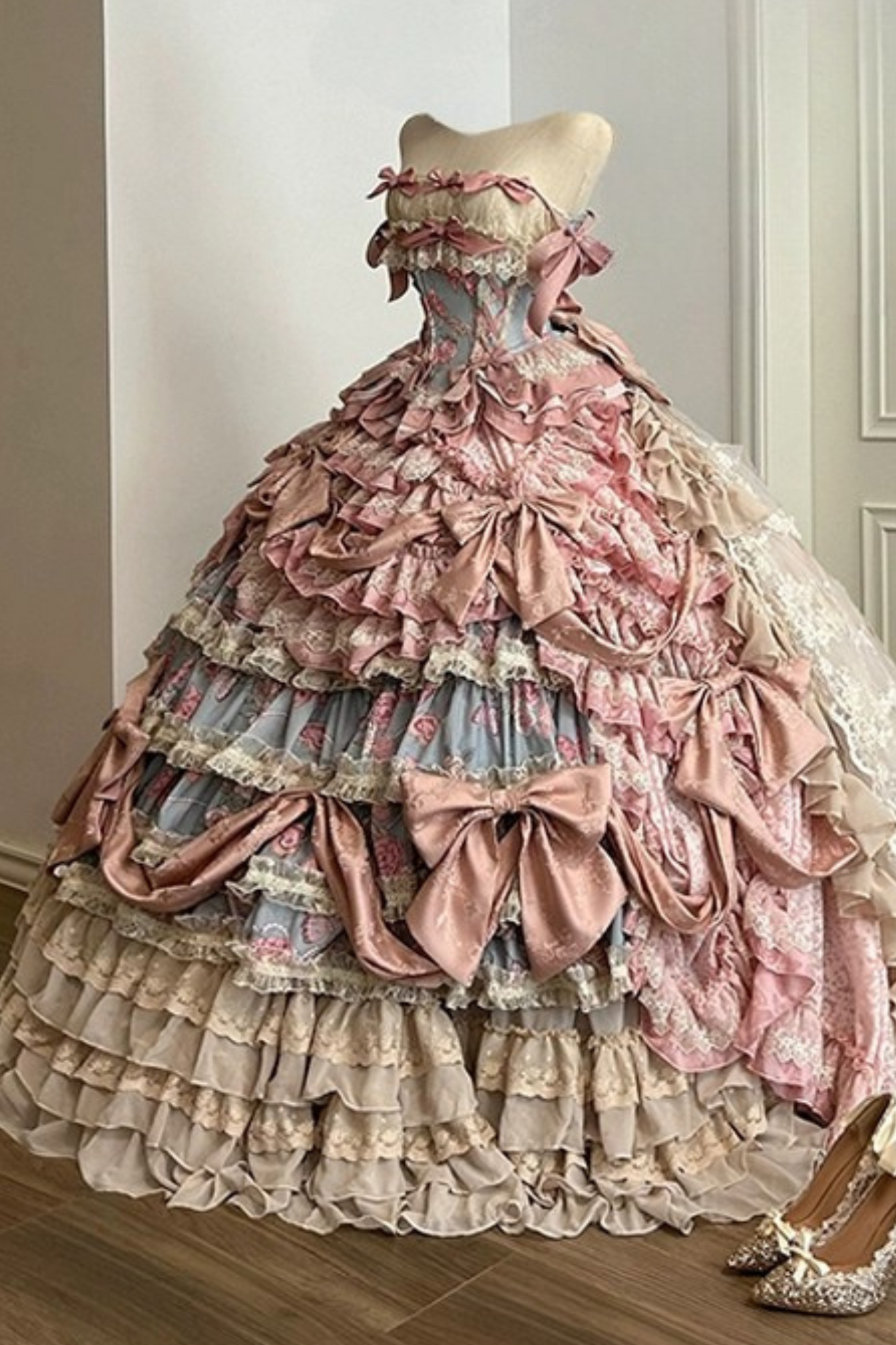 ジュエルローズフラワーマリッジロリータセットアップ