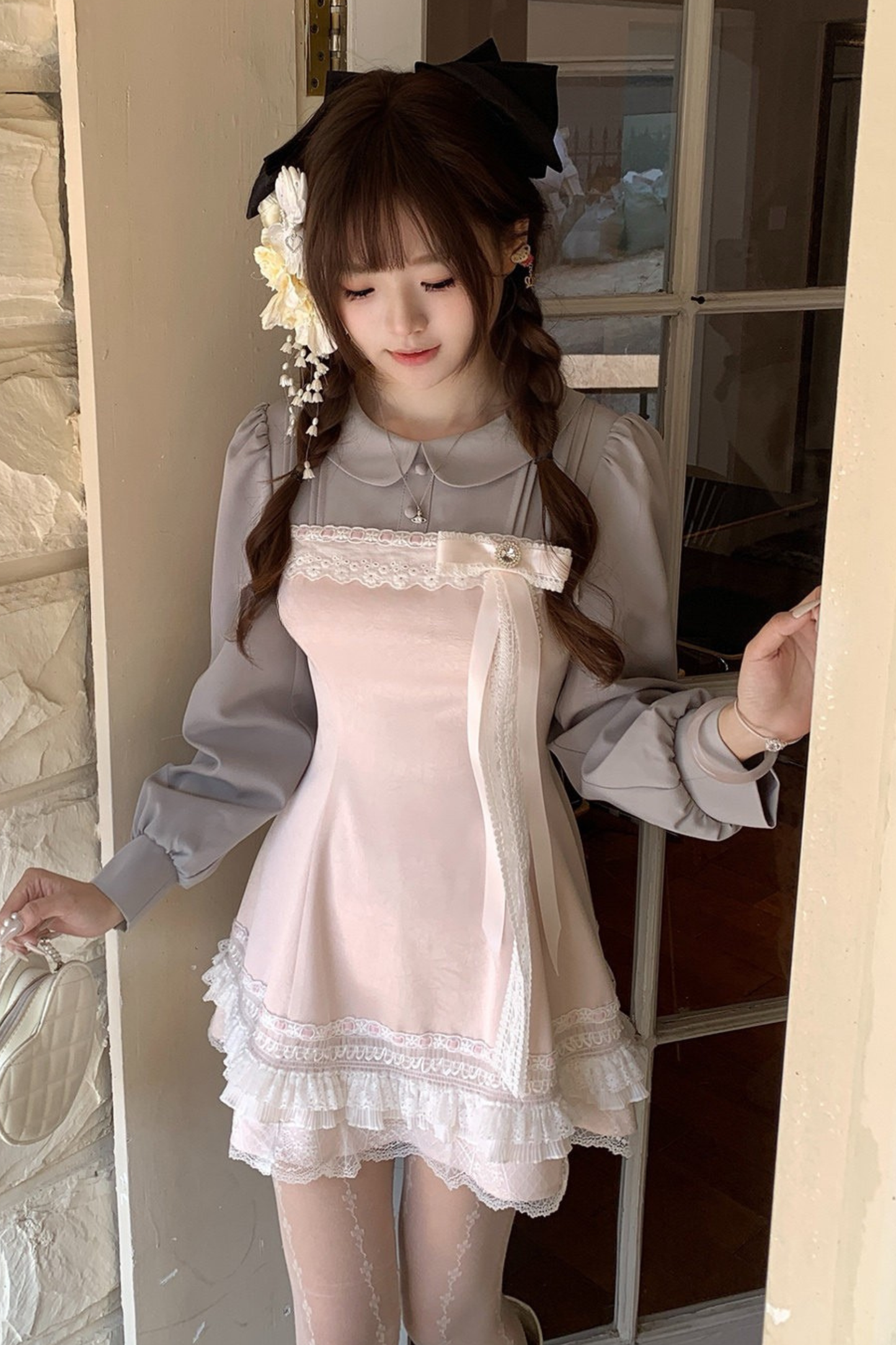 Sweet Lace Docking Dress