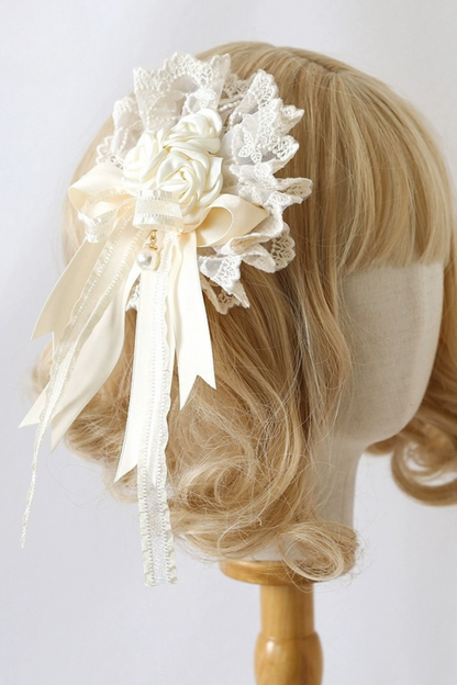 Cream Frill Lolita Accessories