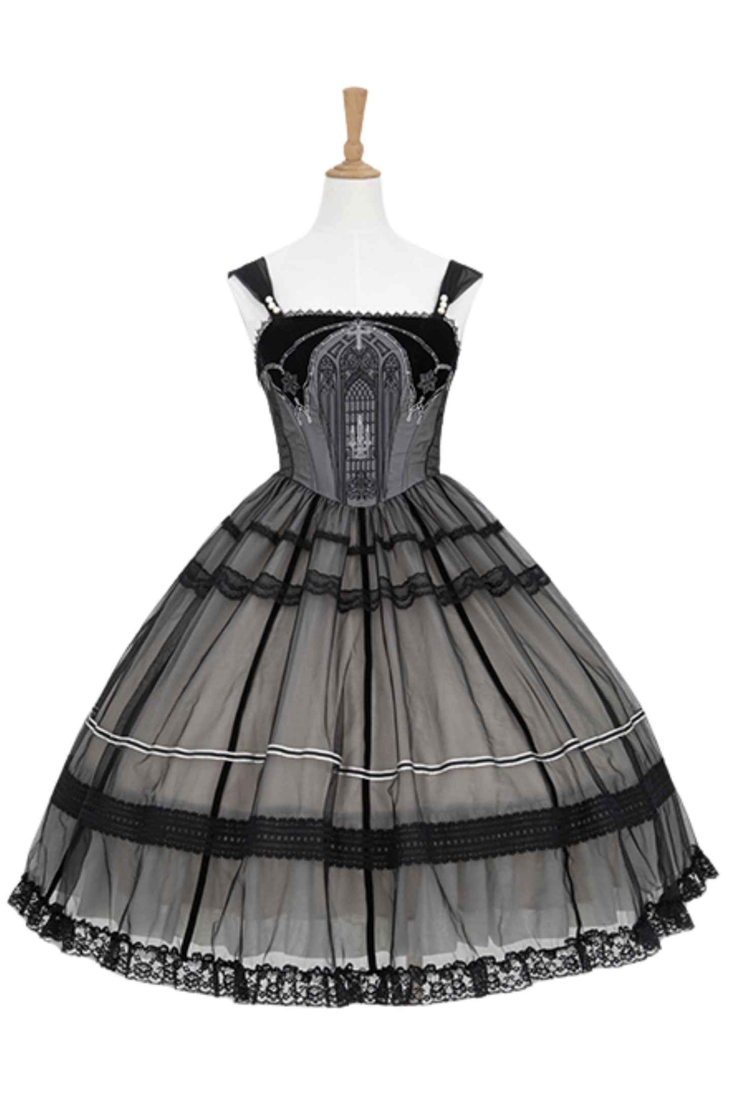 Candlestick Dark Girl Style Design Doll Lolita Dress