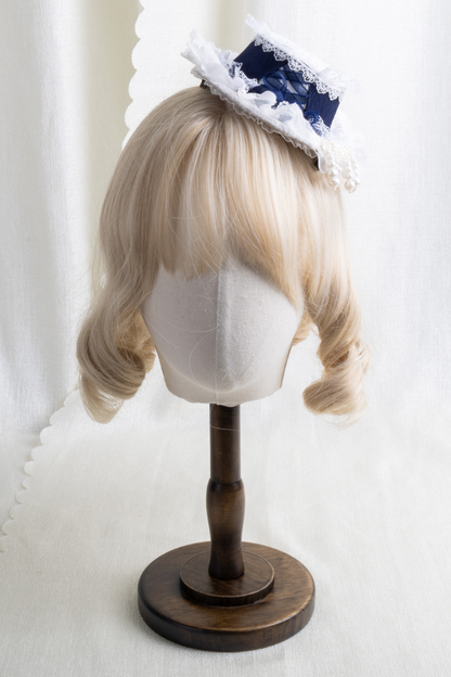 レースハットロリータクリップ