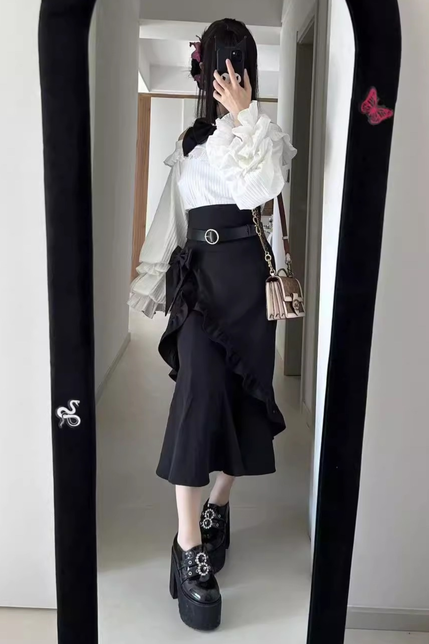 レースシステムマーメイドスカート