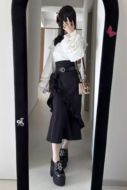 レースシステムマーメイドスカート