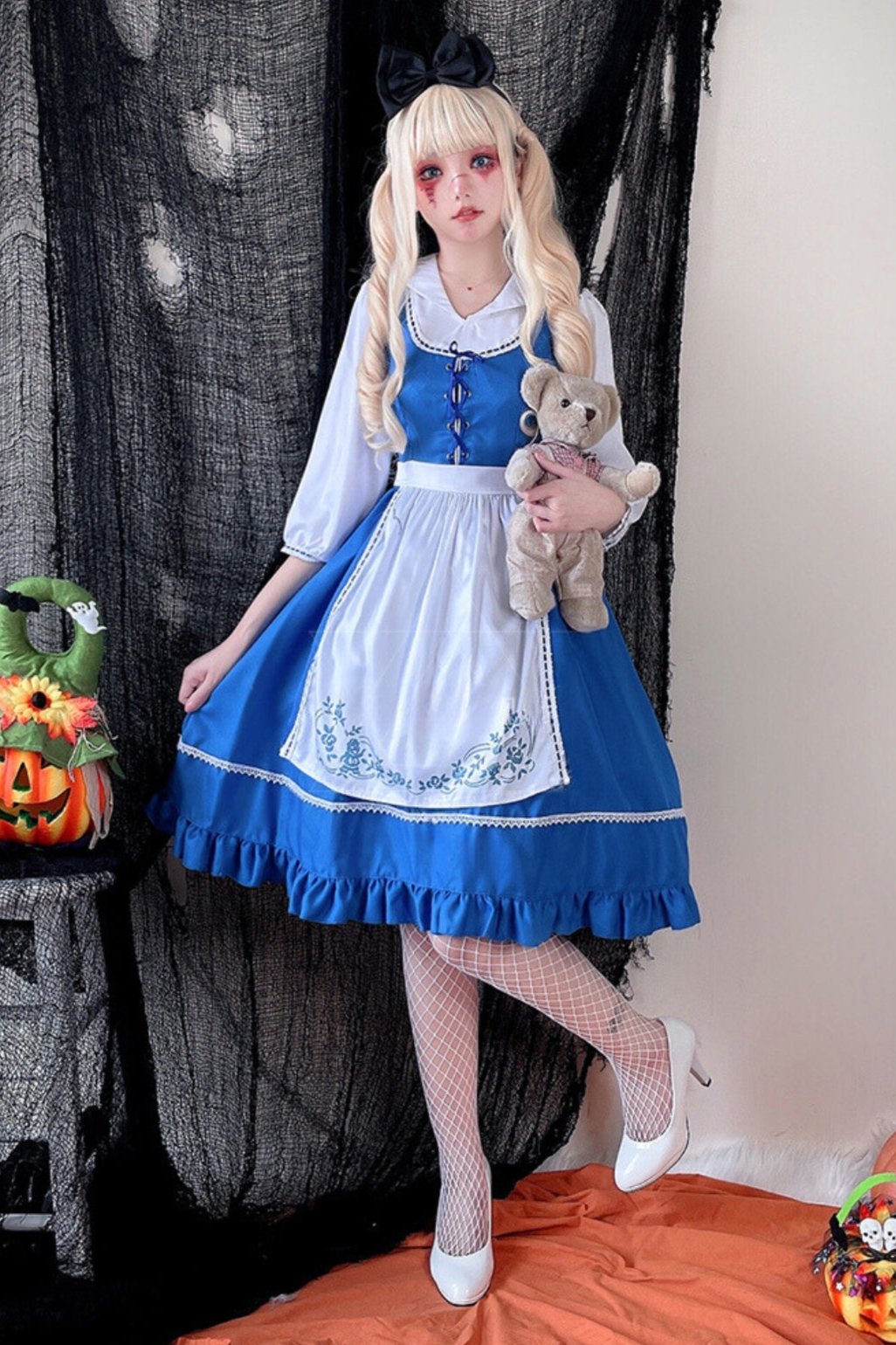 Scary Doll Halloween Cosplay Dress