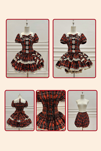 Checkered Sweetheart Lolita Dress