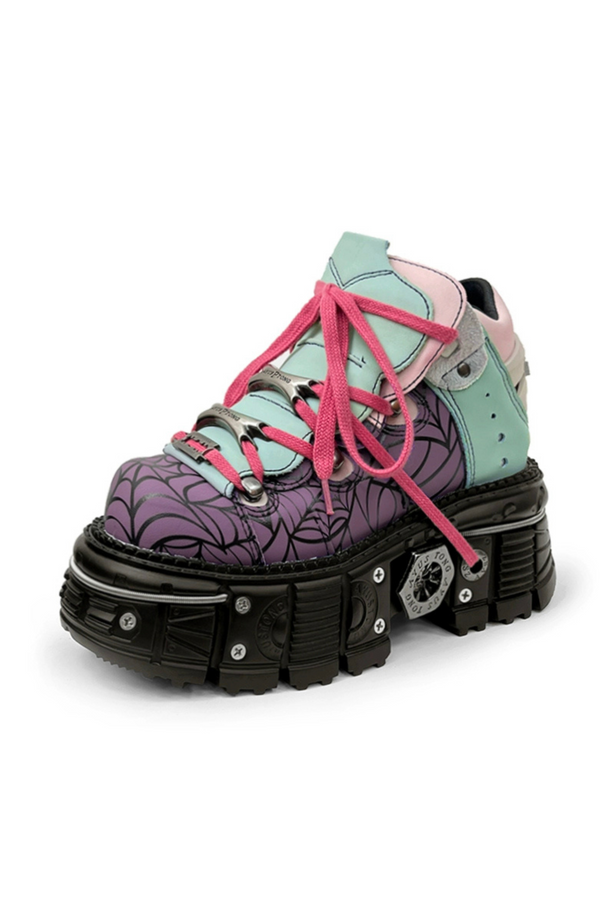 ポップデザインカラフルシューズ