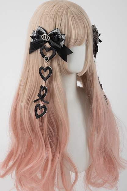 Lace Satin Ribbon Hair Clips