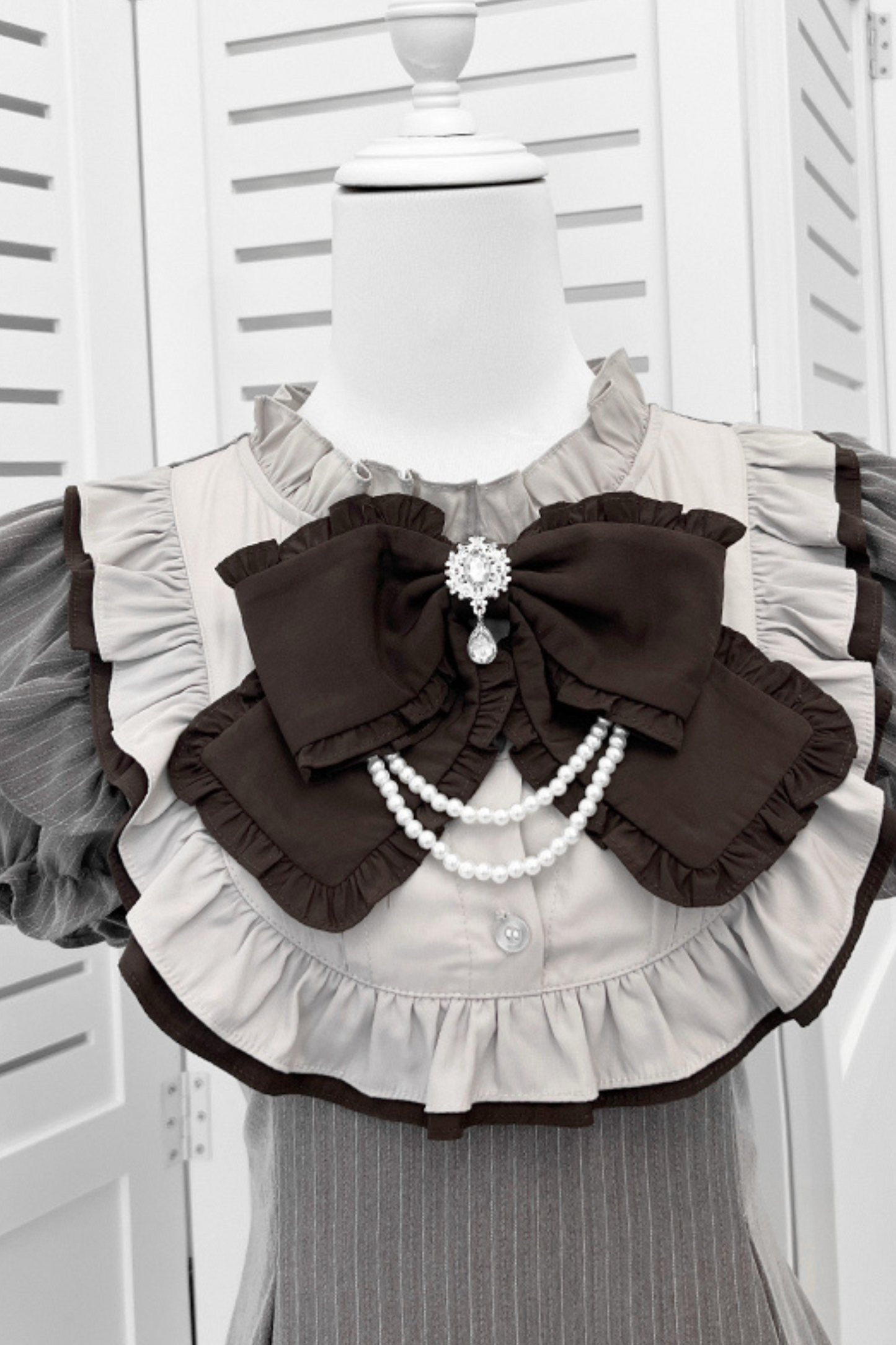 リボン地雷ダークサブカルチャーワンピース